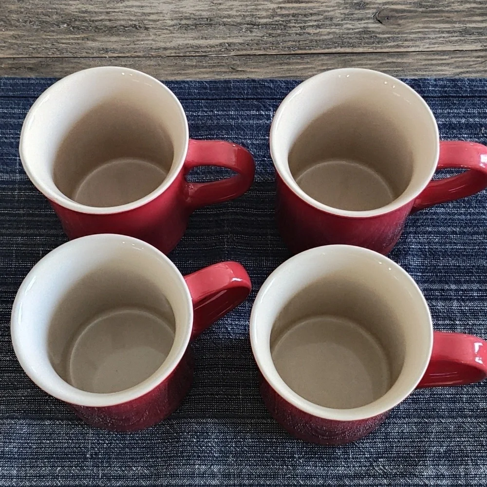 LE CREUSET COFFEE MUGS SET OF 4